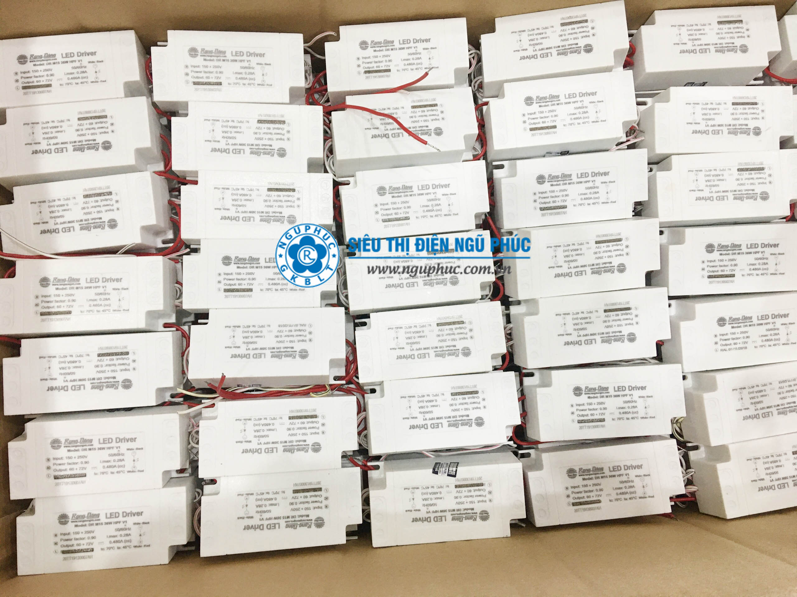 Nguồn đèn LED DRIVER 36W - chính hãng RẠNG ĐÔNG