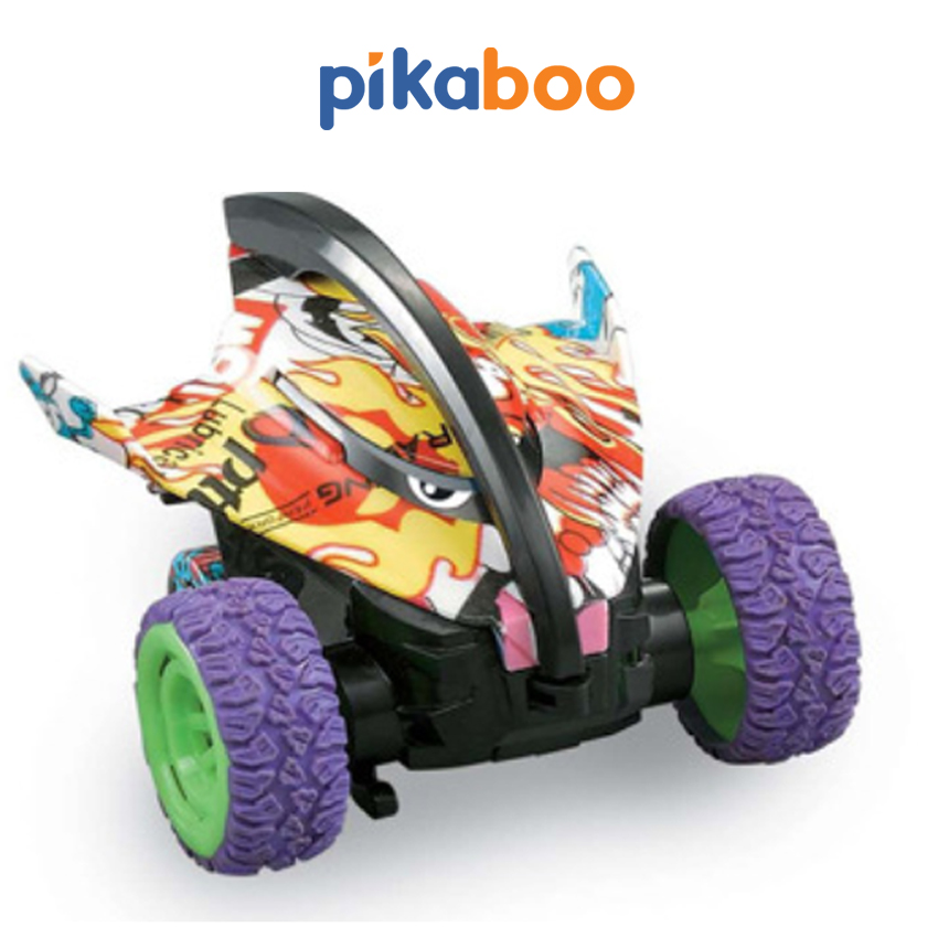 Đồ Chơi Trẻ Em Mô Hình Xe Ô Tô Địa Hình 360 Độ Pikaboo Chất Liệu Nhựa ABS