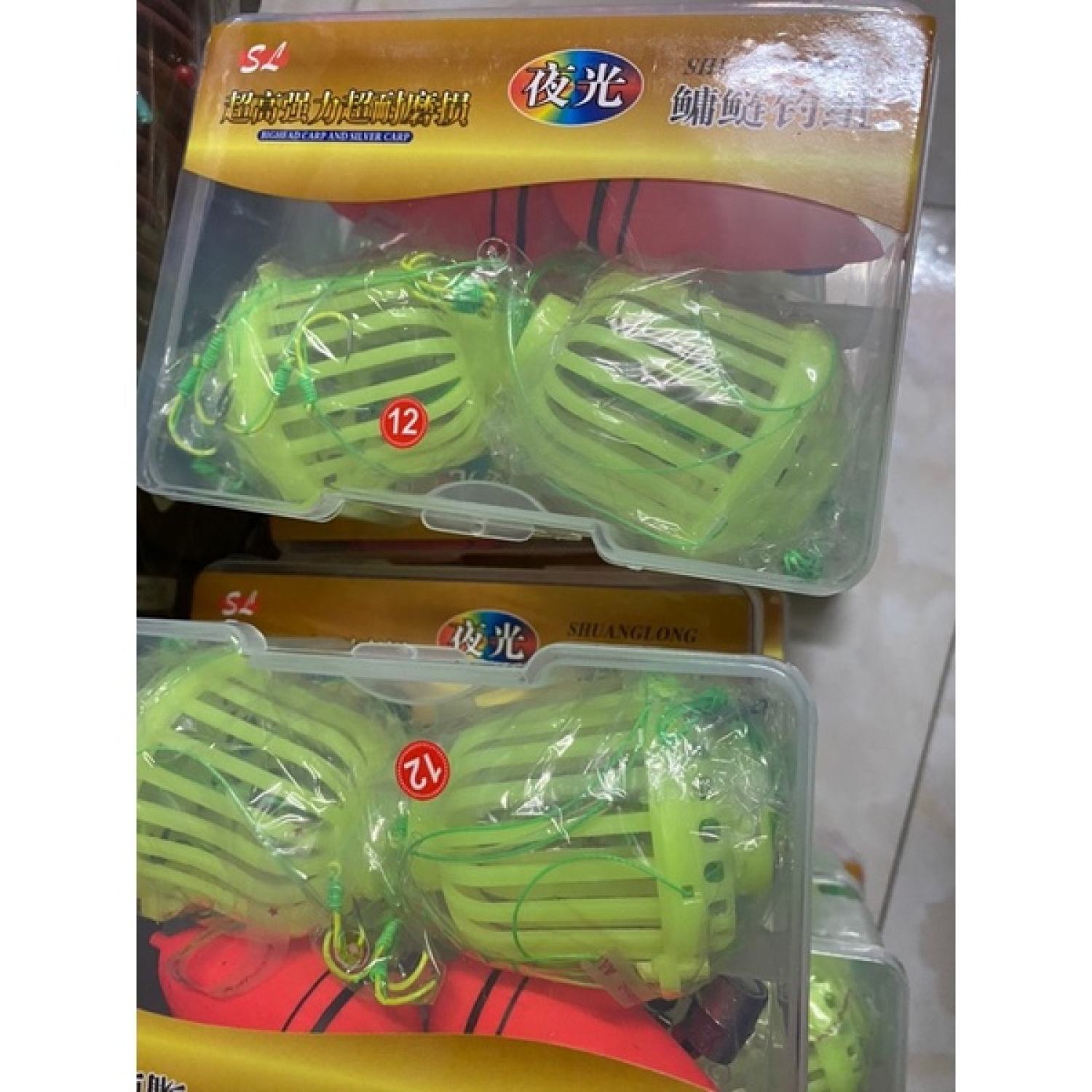 Hộp 2 bộ lăng xê câu mè/bom mè Dạ Quang