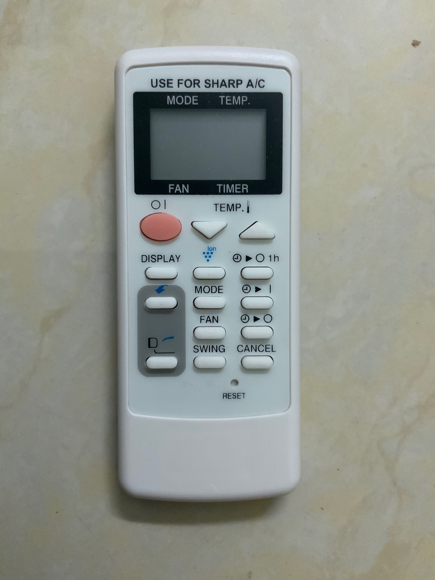 Điều khiển điều hoà Sharp (mẫu 2)