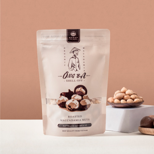 Hạt Macca Ông Ba Classic có vỏ - 500gr