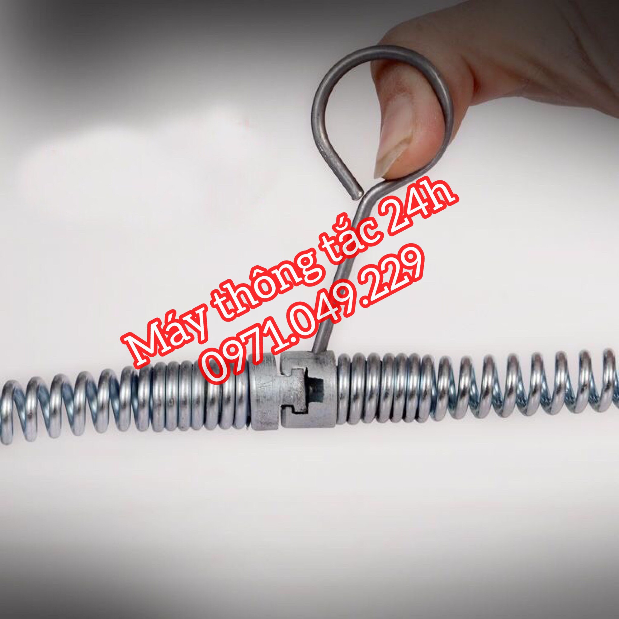 Dây thông tắc cống phi 12 dùng cho máy khoan dài 3m