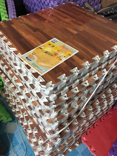 [ COMBO 4 TẤM - LOẠI DÀY ĐẸP ] Thảm xốp ghép vân gỗ kích thước 60 x 60 cm