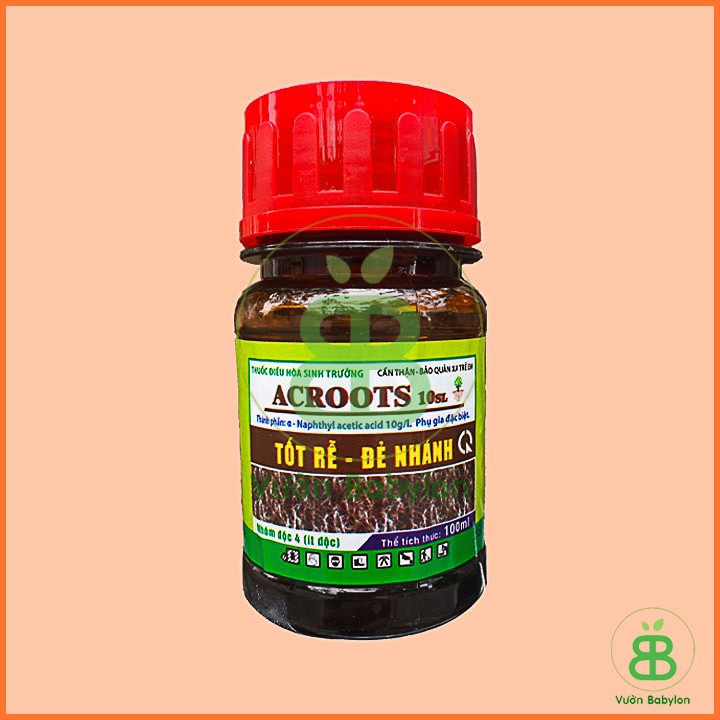 ACROOTS 10SL (NAA) Tốt Rễ Đẻ Nhánh - Chai 100ml