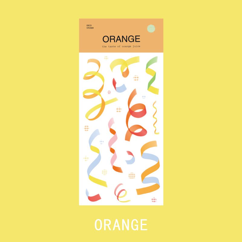Sticker ribbon decoration scrapbook, Handbook planner,. [071]