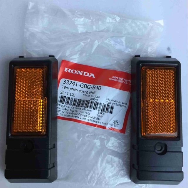 Cặp mắt mèo, phản quang phuộc trước xe DREAM zin honda