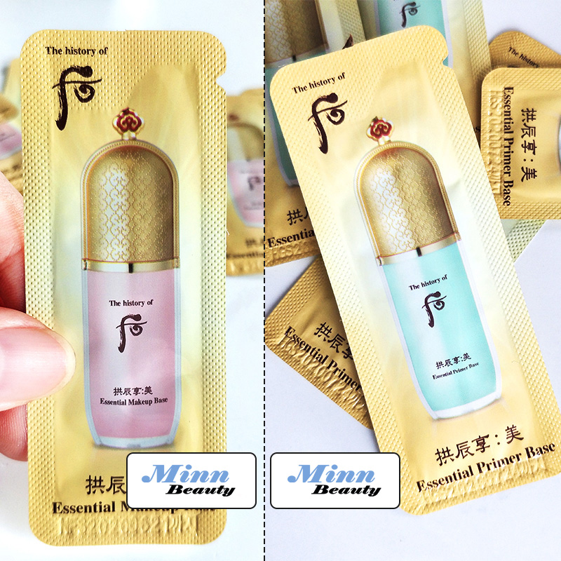 [Combo 10 Hoặc 5 Cho Khách Chọn] Kem Lót Trang Điểm Whoo Makeup Base Sample 1ml