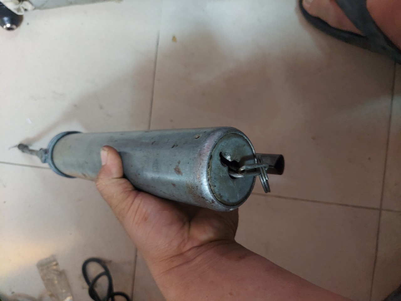 Bơm mỡ bò Hàng nhật bãi