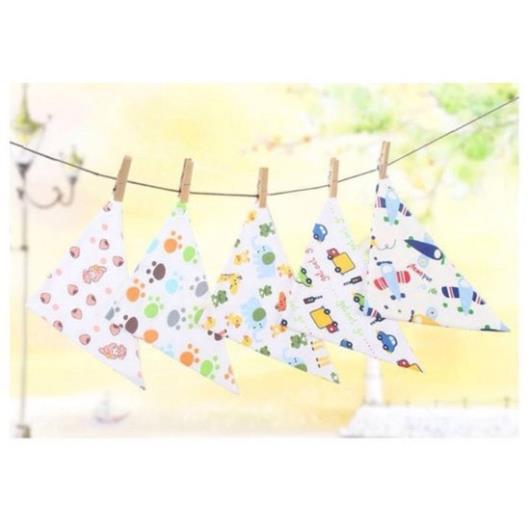 Combo 3 khăn yếm tam giác cotton đẹp