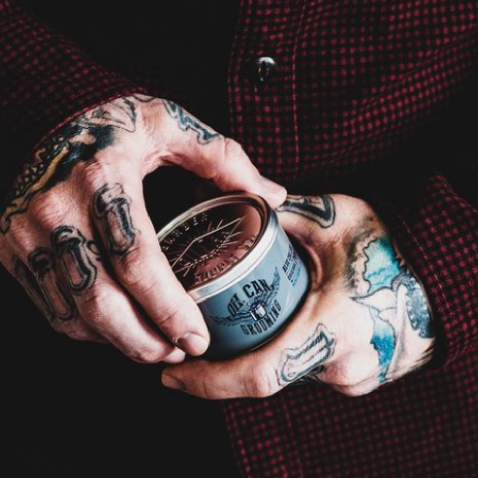 Sáp Vuốt Tóc Oil Can Grooming Blue Collar Original Pomade