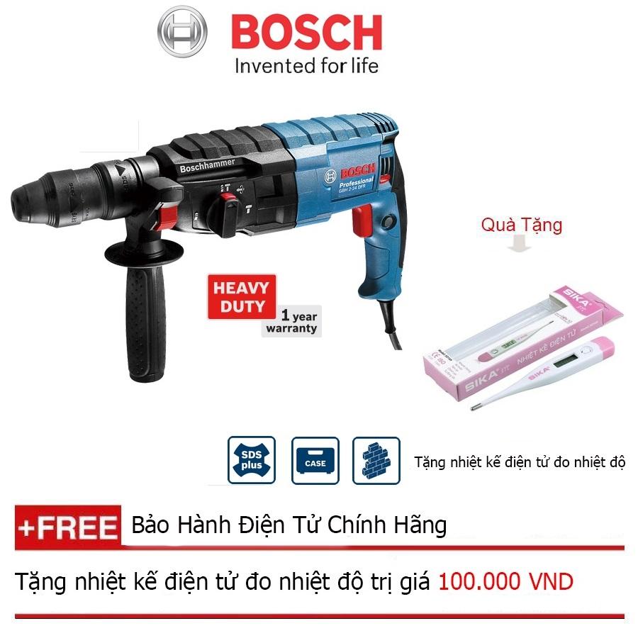Máy khoan bê tông Bosch GBH 2-24 DFR + Quà tặng nhiệt kế điện tử