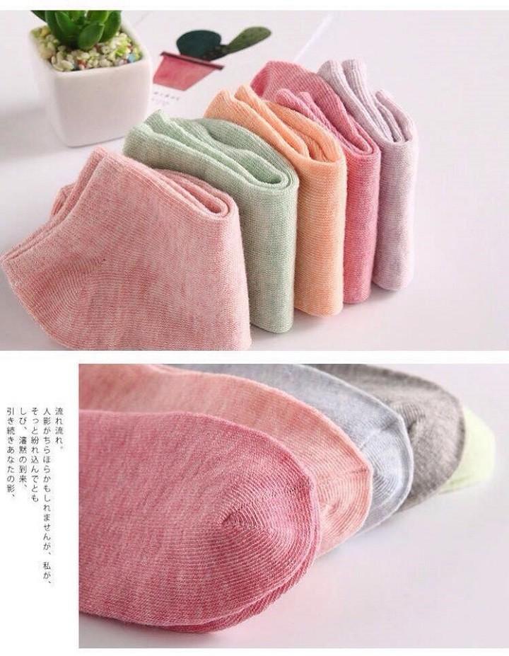 Combo 10 tất xuất Nhật cổ ngắn