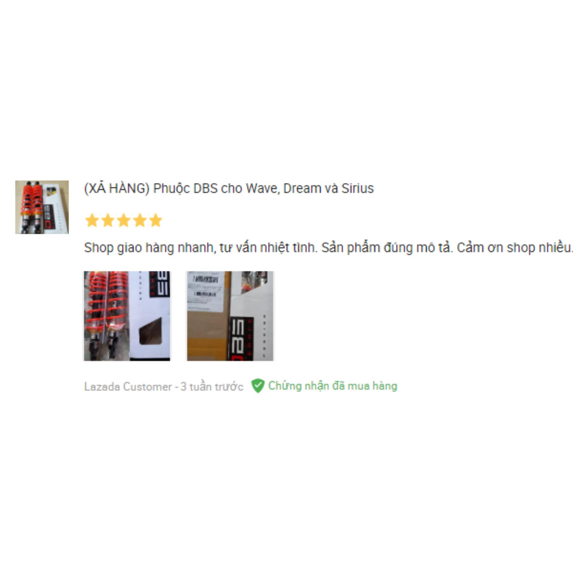 (XẢ HÀNG) Phuộc DBS cho Wave, Dream và Sirius