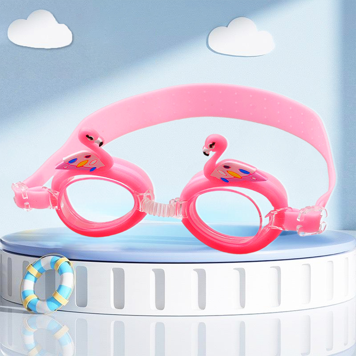 Kính bơi trẻ em 3-10 tuổi nhiều màu sắc đáng yêu Baby-S, Kính bơi cho bé chống nước cao cấp – SKB004