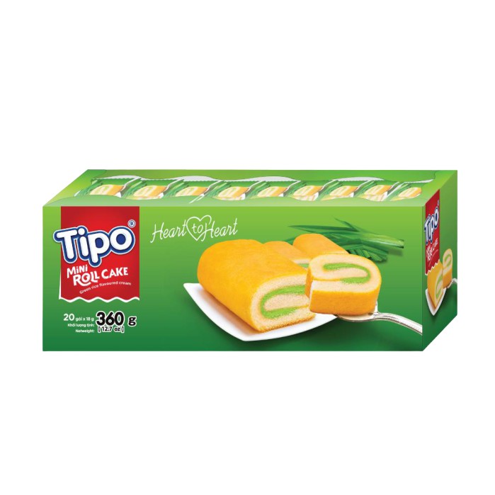Bánh Bông Lan Cuộn Cốm 360g