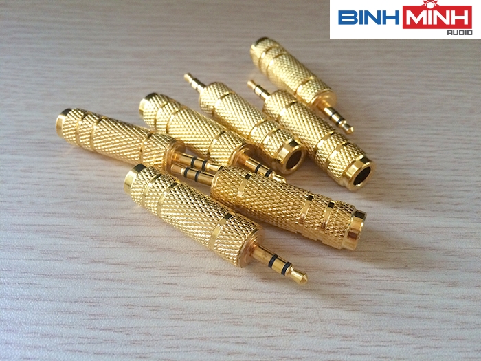 Đầu jack( rắc, giắc) chuyển đổi âm thanh từ cổng 6.5mm sang 3.5mm
