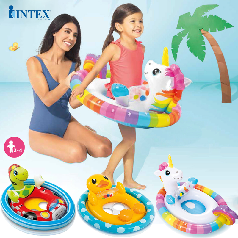 Phao bơi thú xỏ chân Intex