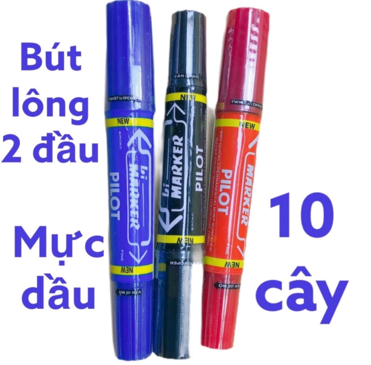 10 bút lông dầu Pilot giá sỉ