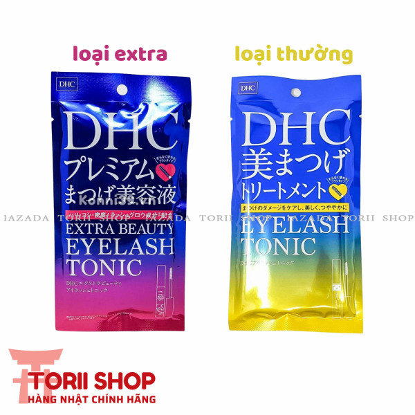 [Chính Hãng] Dưỡng mi DHC Eyelash Tonic Extra 6.5ml nội địa Nhật Bản | Dưỡng mi DHC Nhật Bản giúp dài, dày và cong mi, dưỡng mi khỏe không bị rụng, 2 màu xanh và tím