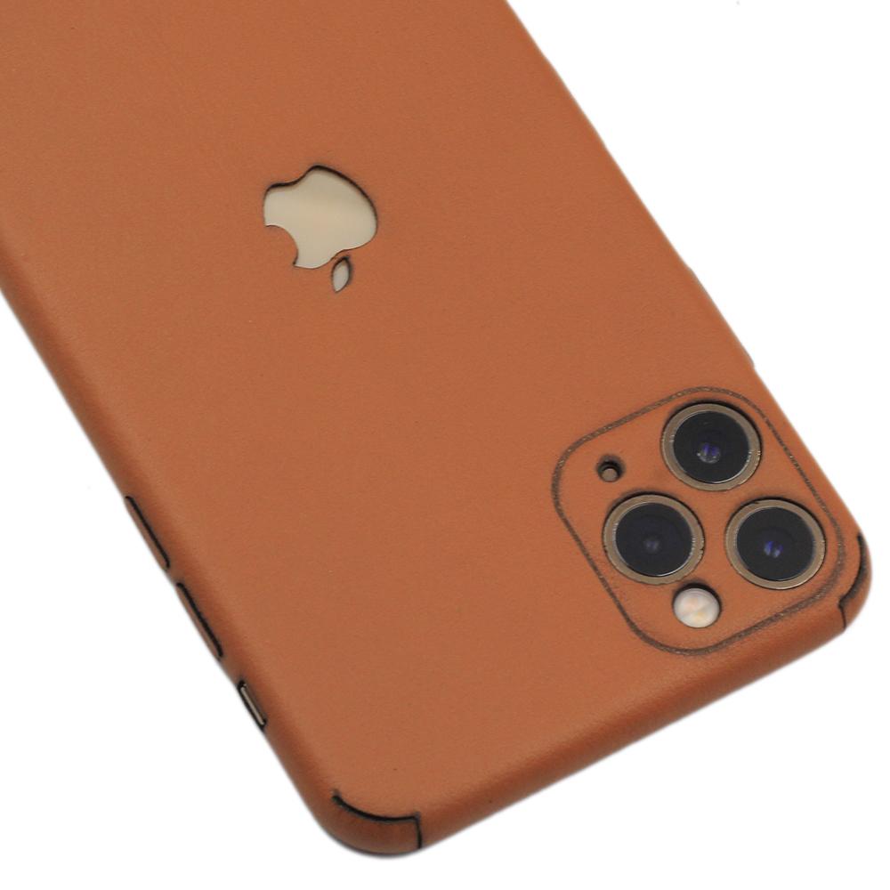Dán da full viền iphone 11 Pro/iPhone 11 Pro Max, làm từ da thật cao cấp - Chính hãng Davis