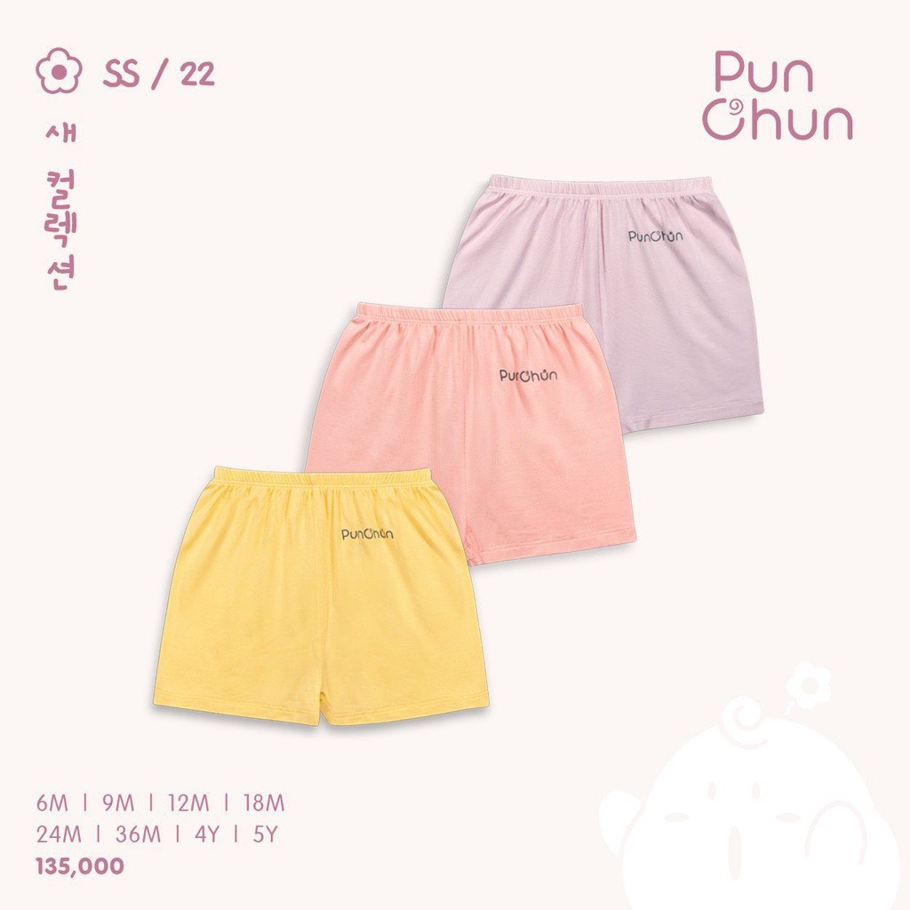Punchun set ba quần cho bé trai bé gái SS2022