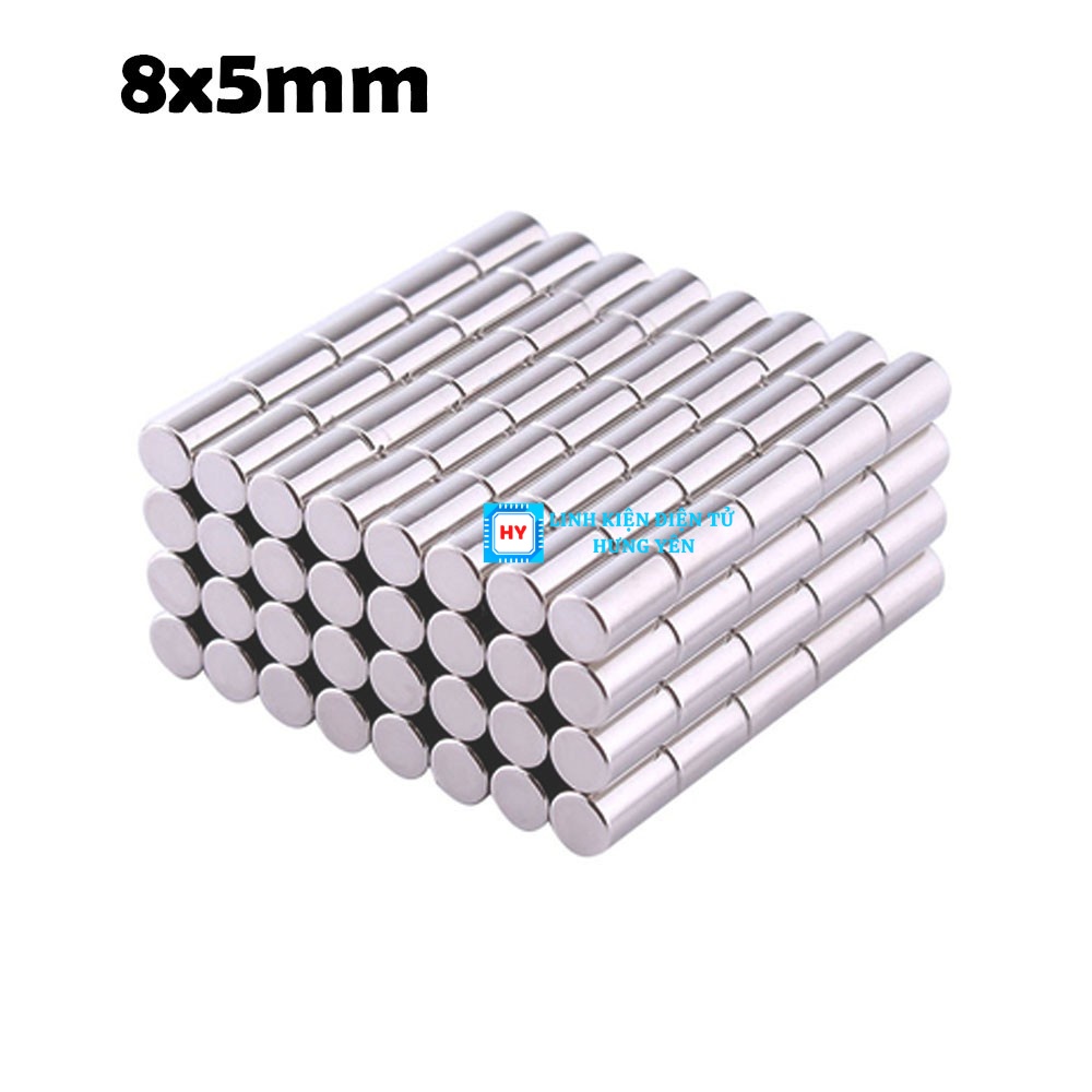 Nam Châm Đất Hiếm Tròn Nhiều Kích Thước
