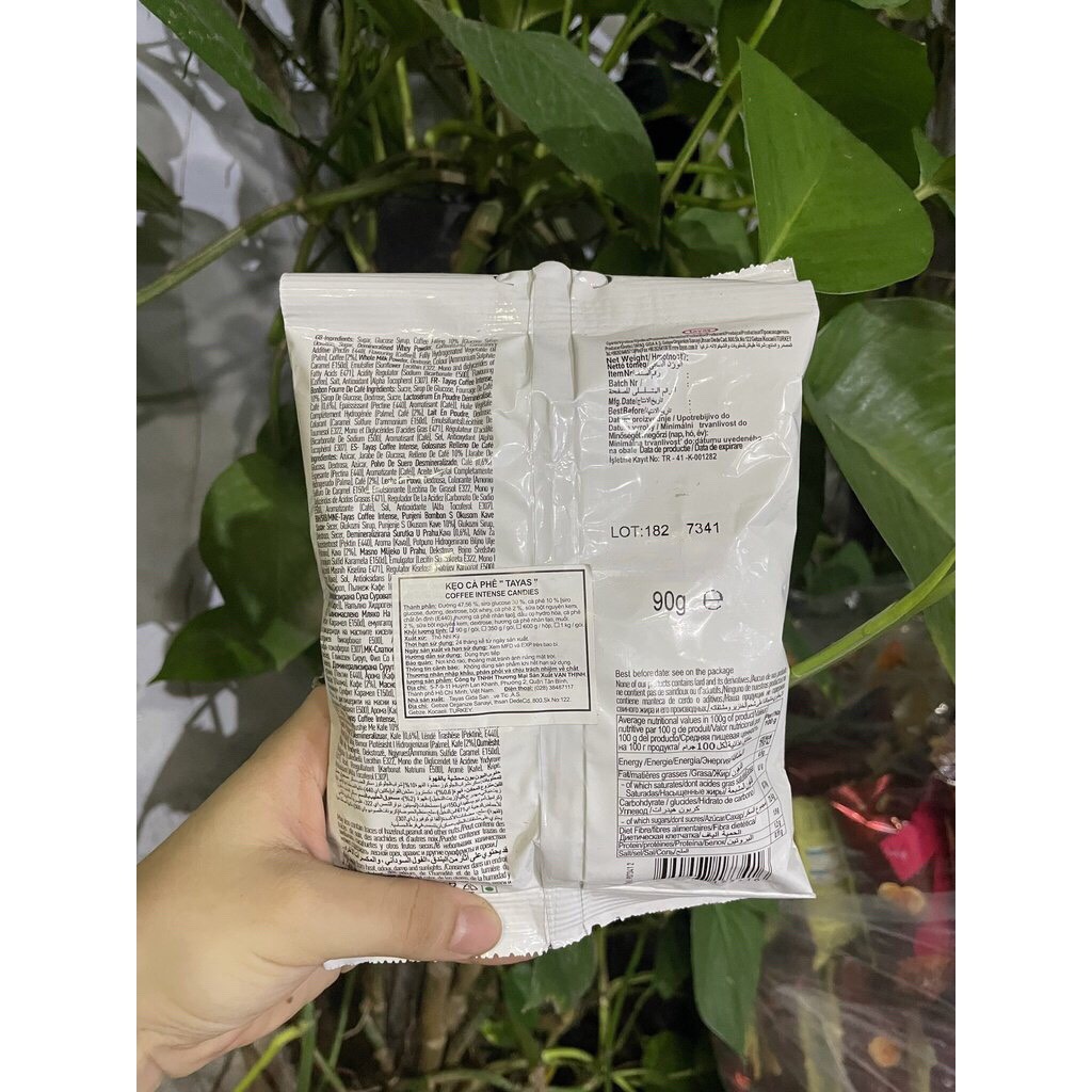 Kẹo Tayas Cà Phê Coffee Intense (Gói 90g)