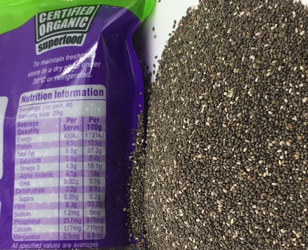 Hạt Chia Úc - Organic - Superfood - 1KG