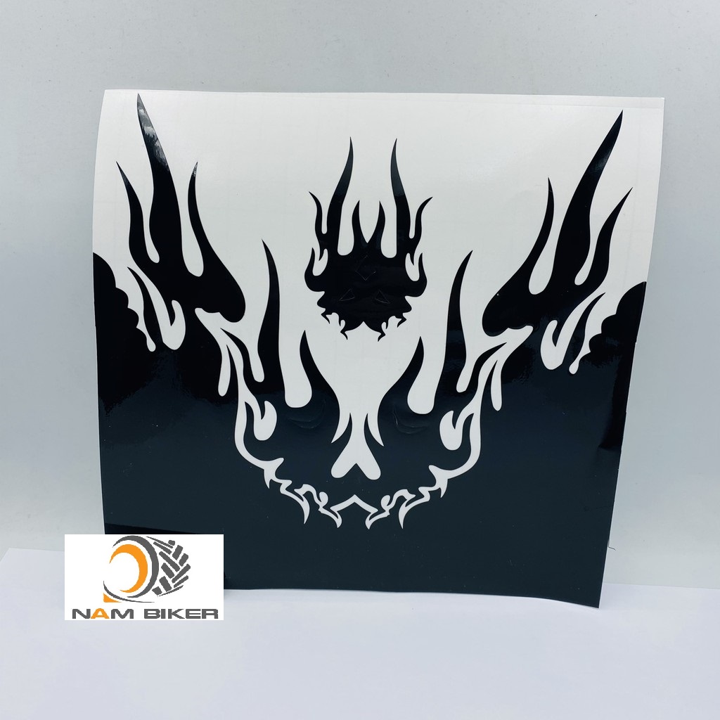 Decal dán dè trước sau xe máy (giá 1 cái)