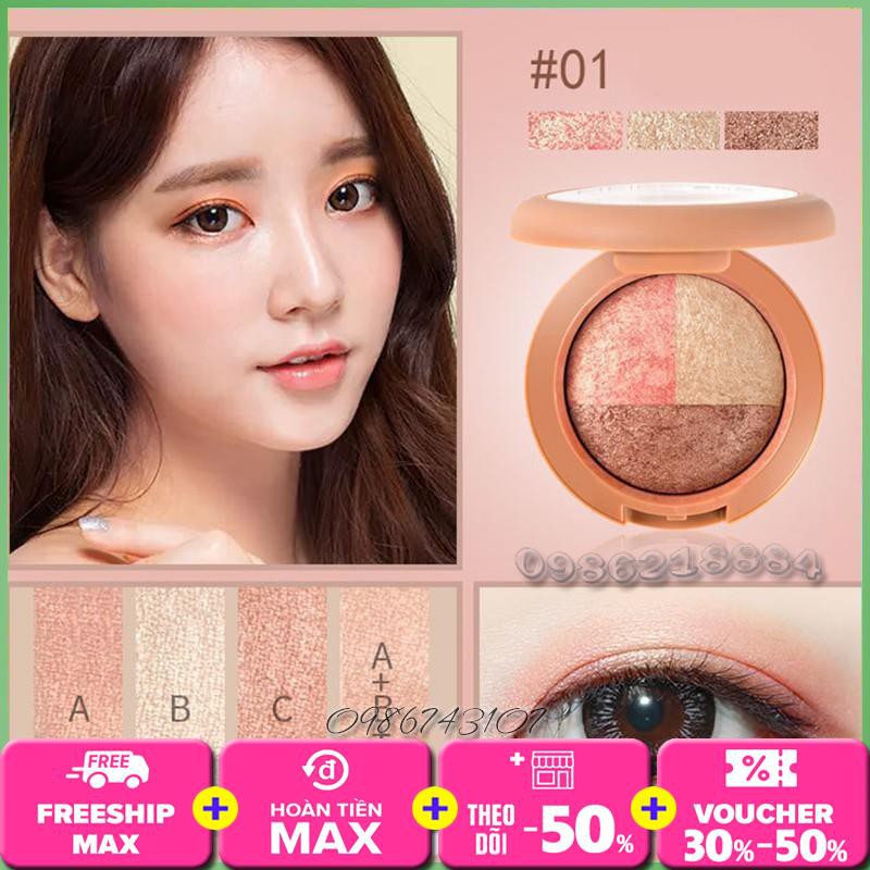 Phấn mắt 3 ô màu MEIKOGEE
