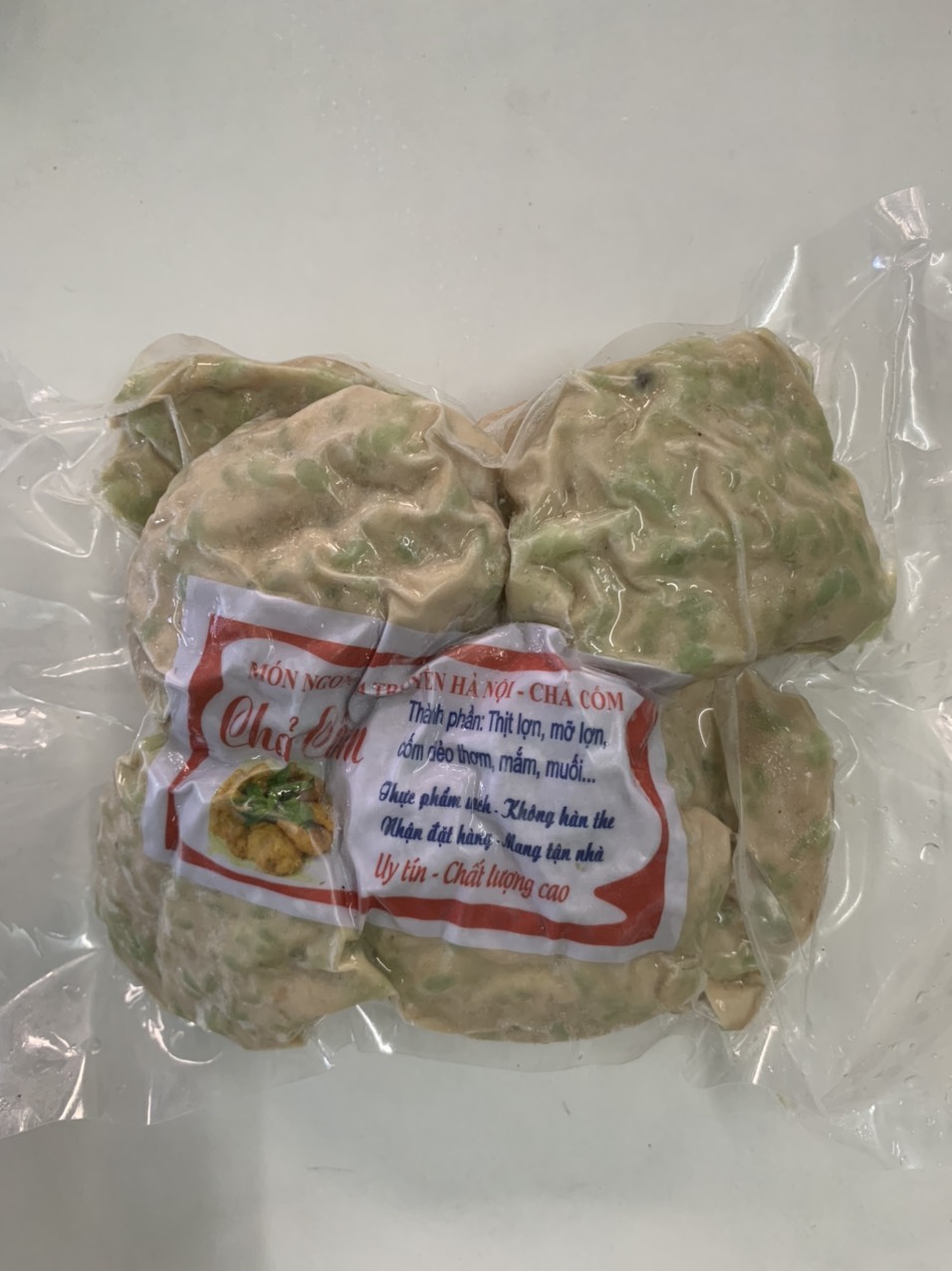 Chả Cốm Hà Nội 500G Siêu Ngon (Chọn Giao Hàng 2h giúp shop nha)