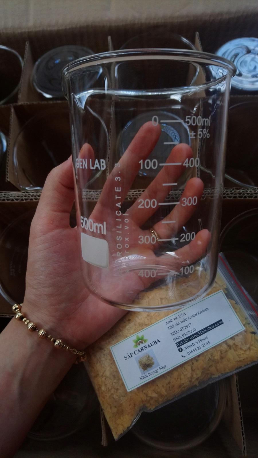 Cốc thuỷ tinh chịu nhiệt 500ml ( loại 1 )