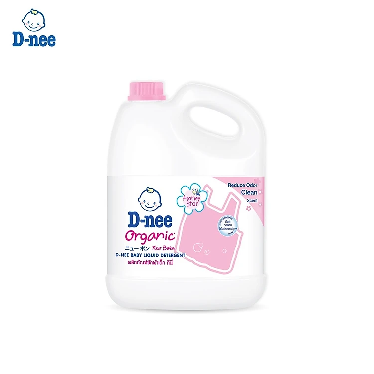 Nước giặt quần áo em bé D-nee Hồng 3L