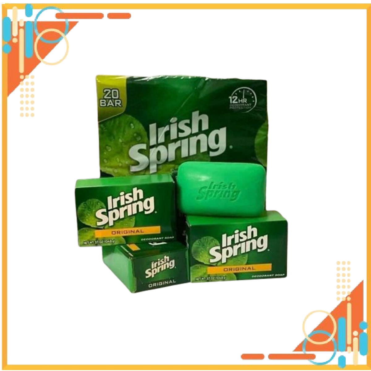 [HCM]Lốc xà bông Irish Spring 20 cục