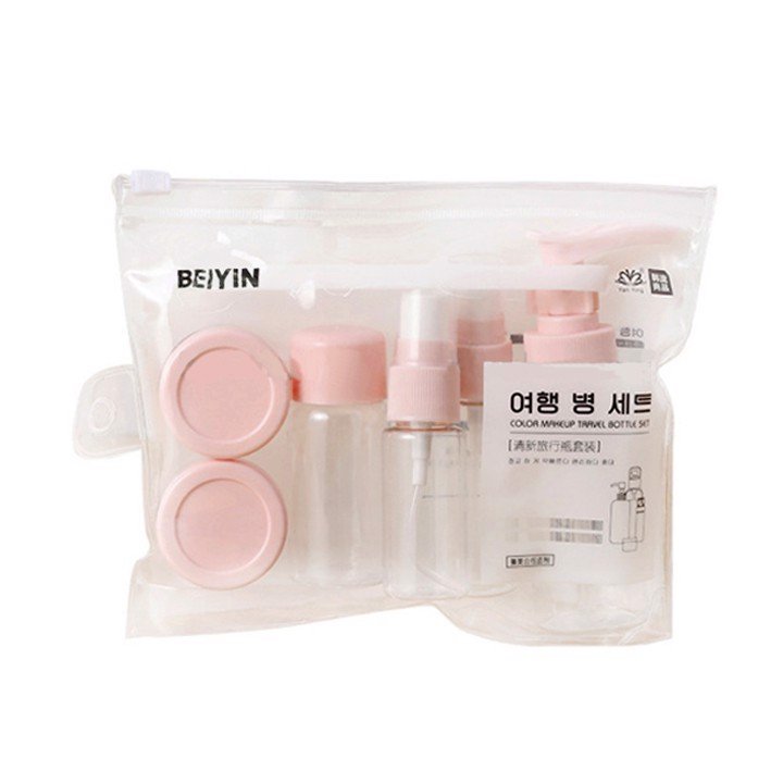 Bộ chiết mỹ phẩm mini 6 chi tiết