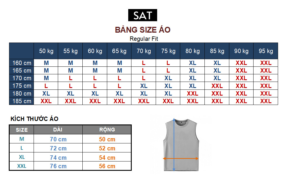 Áo Tank Top Đen Có Túi Cao Cấp - SAT
