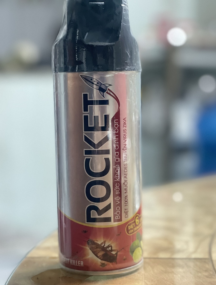 Bình xịt muỗi và côn trùng ROCKET 300ml
