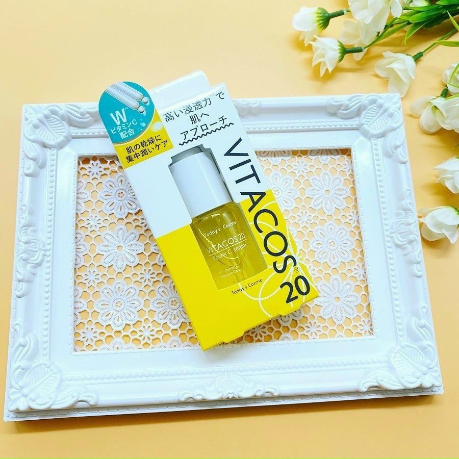 Serum Dưỡng Trắng Da Vitacos Power C Nhật Bản 20ml