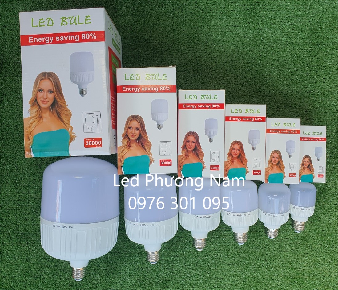 Bóng Đèn Led Trụ Ánh Sáng Vàng từ 5w đến 65w - Đèn Led Thiên Vân