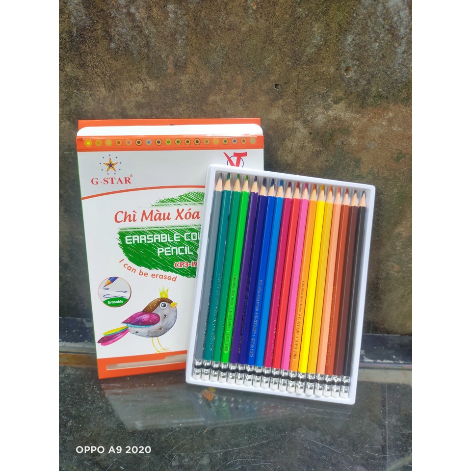 Chì màu xoá được CP3-18D 18 màu