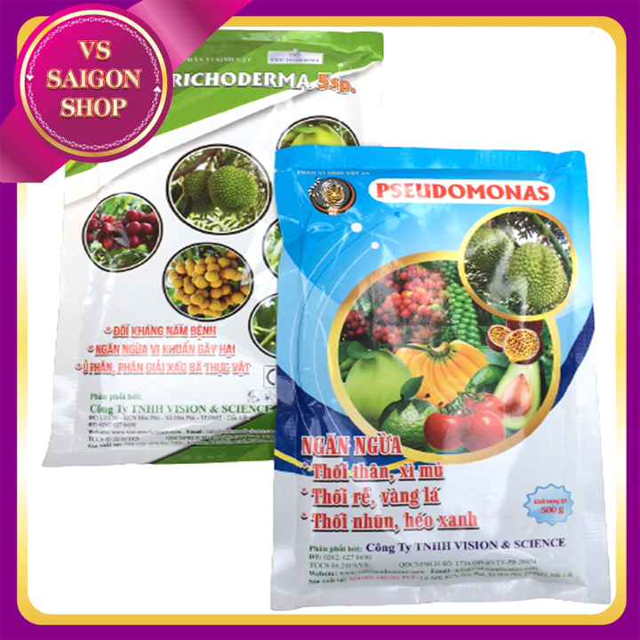 [HCM]TRICHODERMA :Vi nấm đối kháng-Phòng bệnh chết nhanh chết chậm-gói 500G