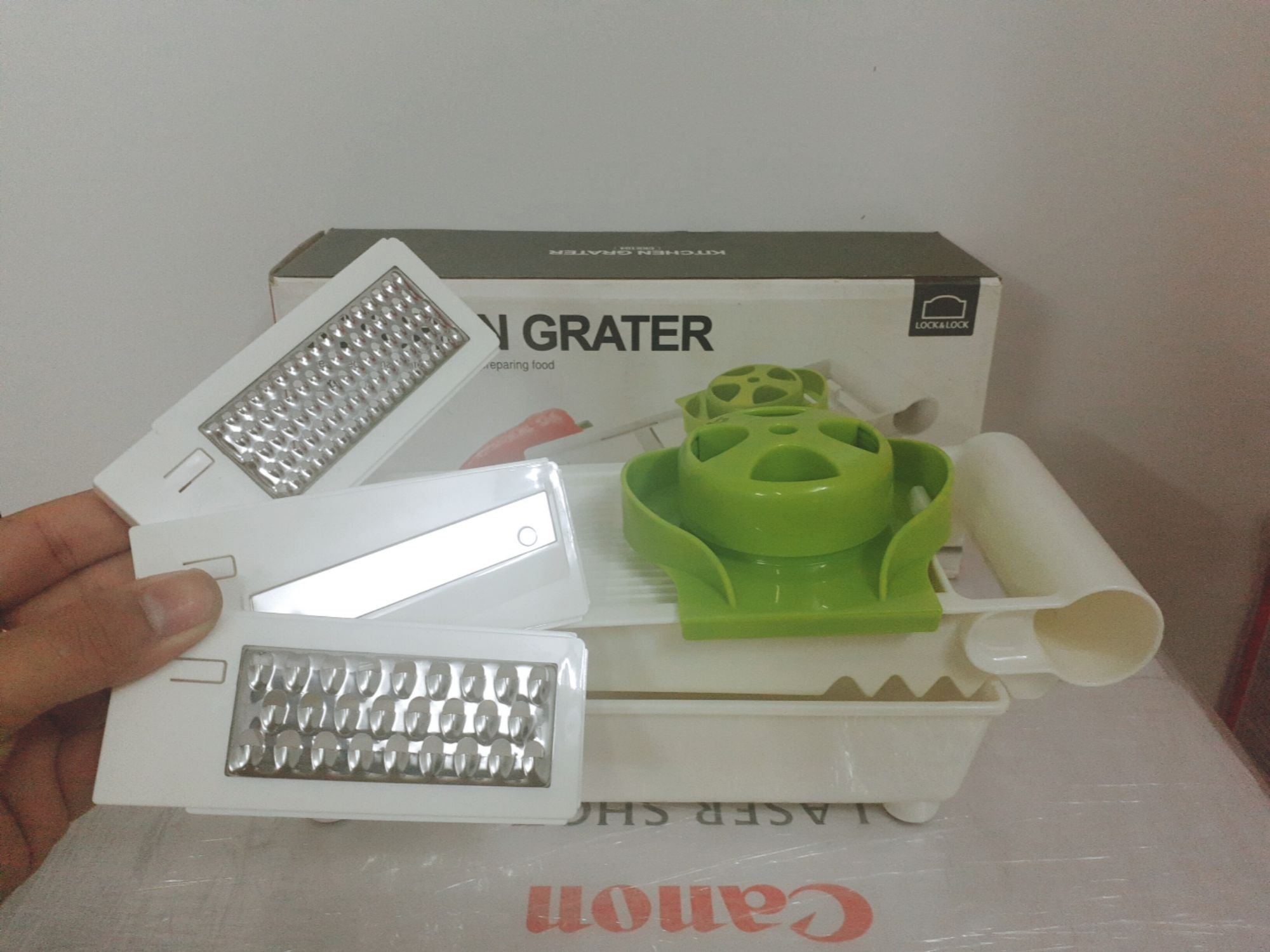 [HCM]Bộ Dụng Cụ Cắt Gọt Rau Củ 6in1 Lock&Lock Kitchen Grater CKS104