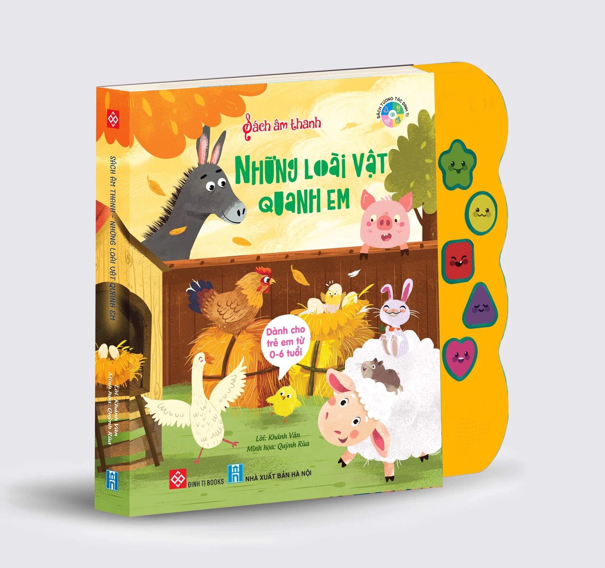 Sách âm thanh cho bé - Những Loài Vật Quanh Em