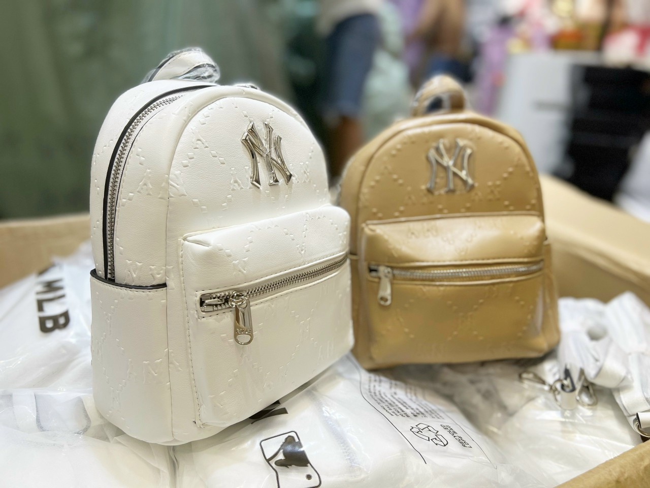 Balo nữ MLB size 19cm*10,5cm*24cm
