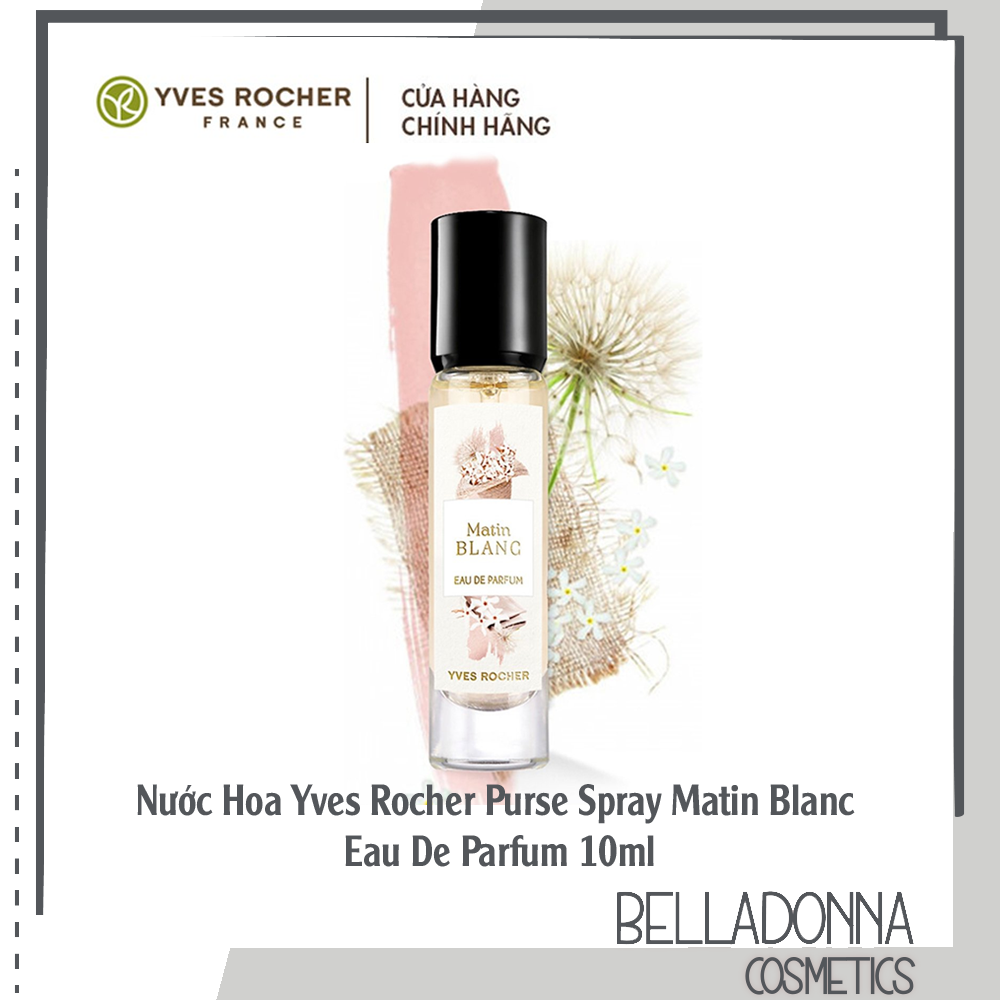 [HCM][CHÍNH HÃNG] Nước Hoa Yves Rocher Purse Spray Eau De Parfum 10ml Pháp