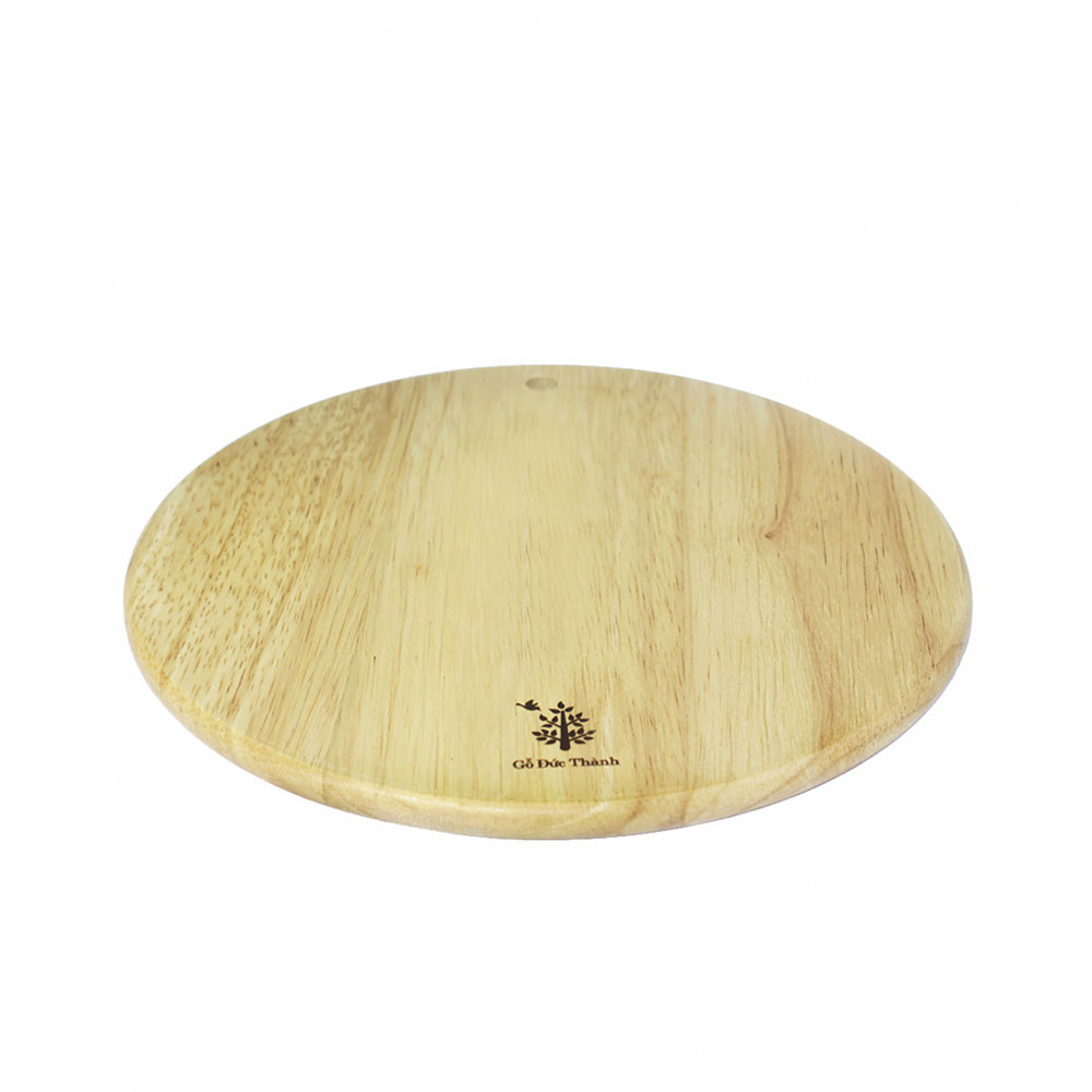 Thớt tròn mỏng gỗ Đức Thành 07901