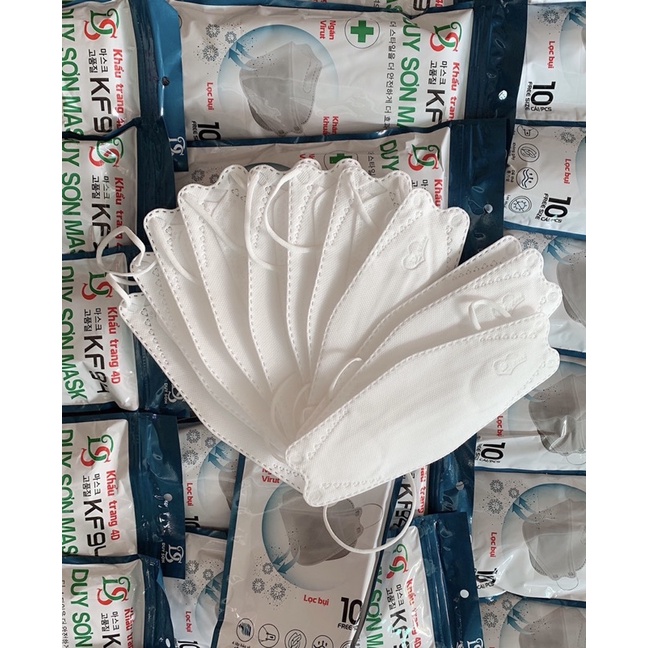 Thùng 300 cái khẩu trang cá duy sơn 4d mask kf94 hàn quốc