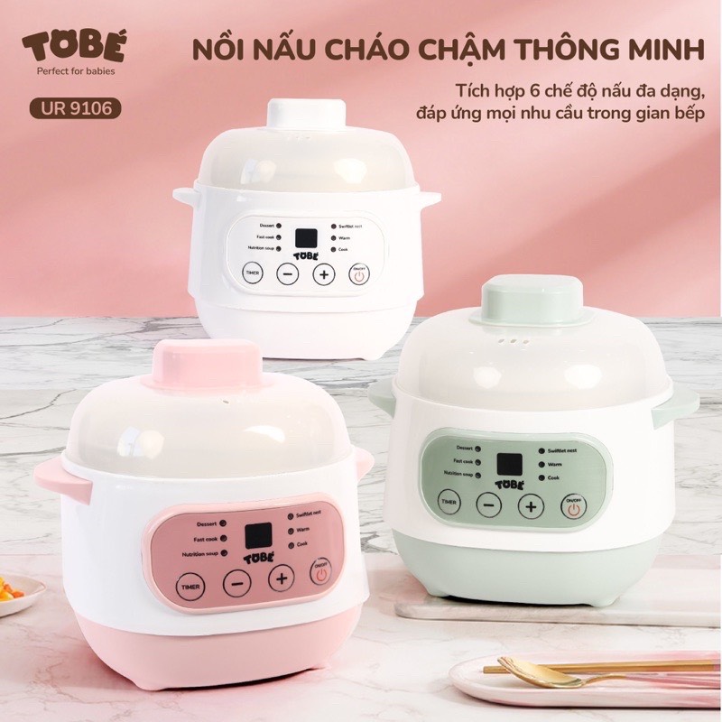 Nồi nấu cháo chậm ToBe cho bé (có sẵn)