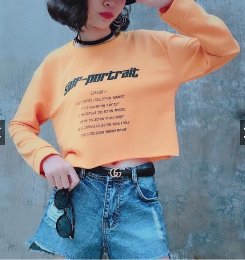 ÁO TAY DÀI CROPTOP FORM RỘNG CÁ TÍNH 4.8