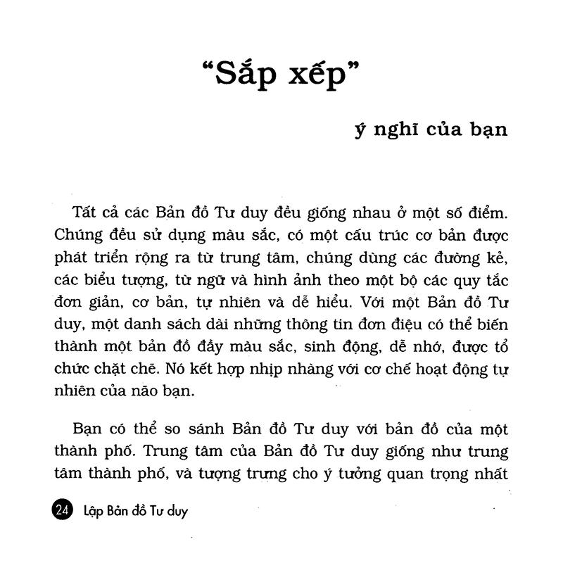 Sách-Lập bản đồ tư duy